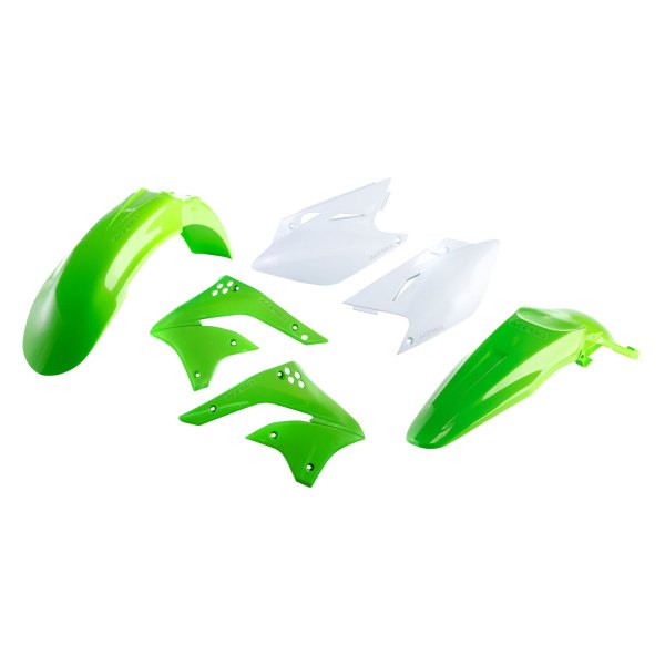 Acerbis® - Standard™ White/Green (Original 08) Plastic Kit