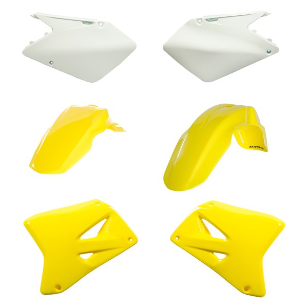Acerbis® - Standard™ White/Yellow (Original 05) Plastic Kit