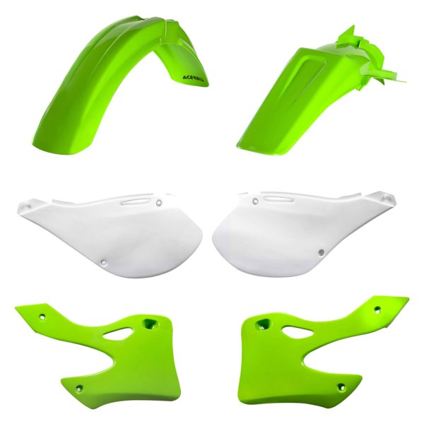 Acerbis® - Standard™ White/Green (Original 02) Plastic Kit