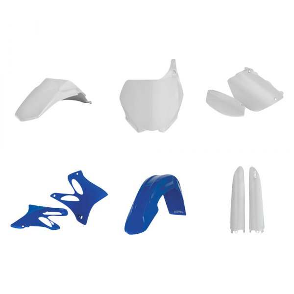 Acerbis® - Full White/Blue (Original 14) Plastic Kit