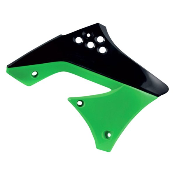 Acerbis® - Black/Green 11 Radiator Shrouds