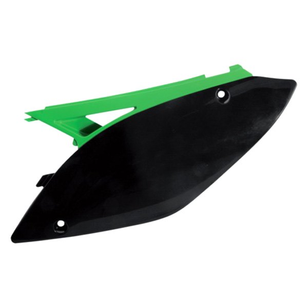 Acerbis® - Black/Green Plastic Side Panels
