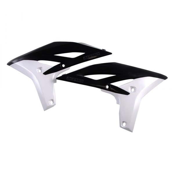 Acerbis® - Black/White 11 Radiator Shrouds