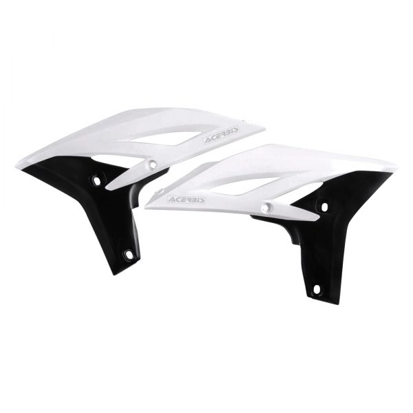 Acerbis® - White/Black 10-12 Radiator Shrouds