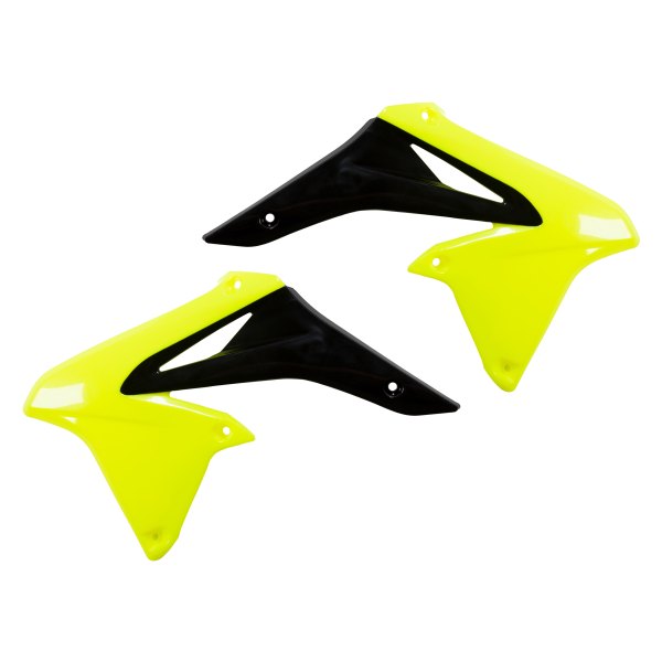Acerbis® - Flo-Yellow/Black Radiator Shrouds