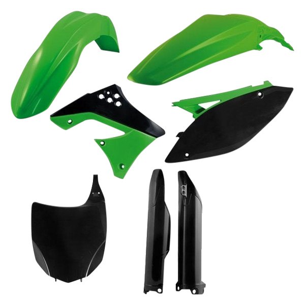 Acerbis® - Full Green/Black (Original 11) Plastic Kit