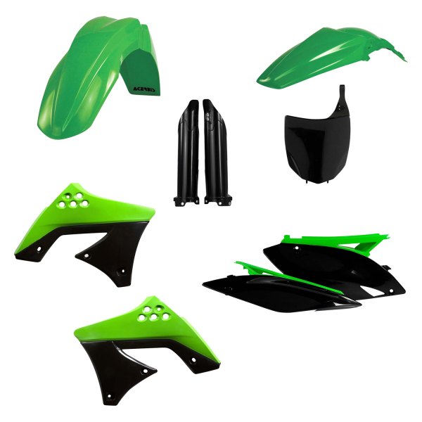 Acerbis® - Full Green/Black (Original 12) Plastic Kit