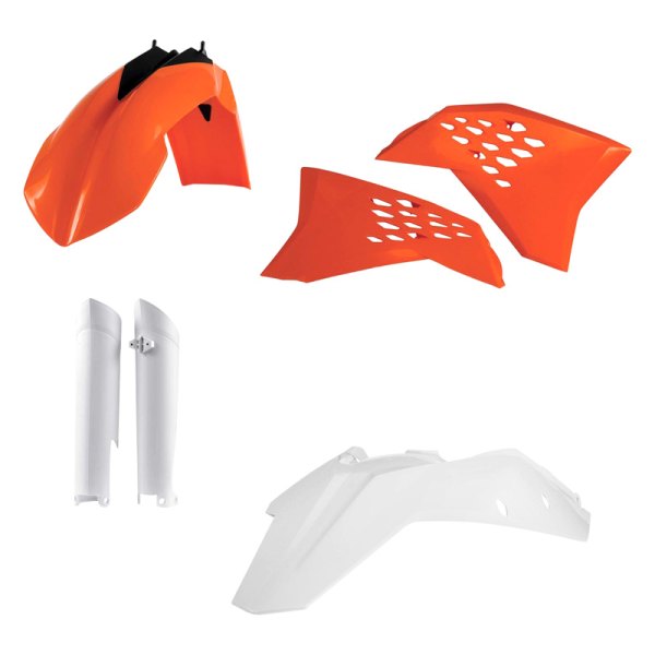 Acerbis® - Full Orange/White (Original 11) Plastic Kit