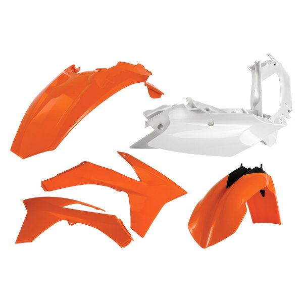 Acerbis® - Standard™ Orange/White (Original 12) Plastic Kit