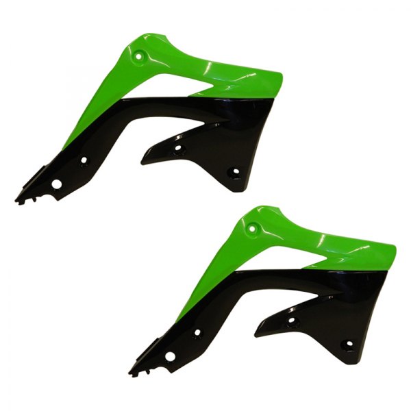 Acerbis® - Green/Black Radiator Shrouds
