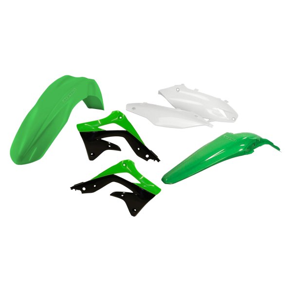 Acerbis® - Standard™ Green/White/Black (Original 12) Plastic Kit