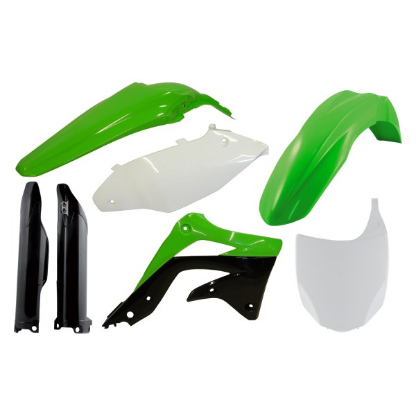 Acerbis® - Full Green/White/Black (Original 12) Plastic Kit