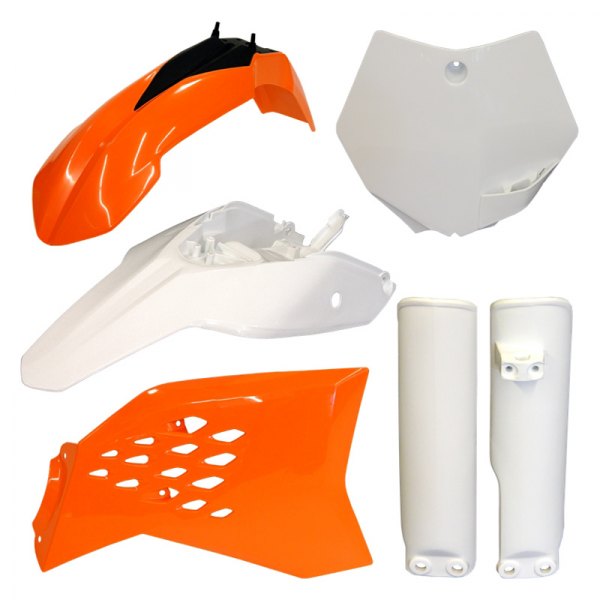 Acerbis® - Full Orange/White/Black (Original 12) Plastic Kit
