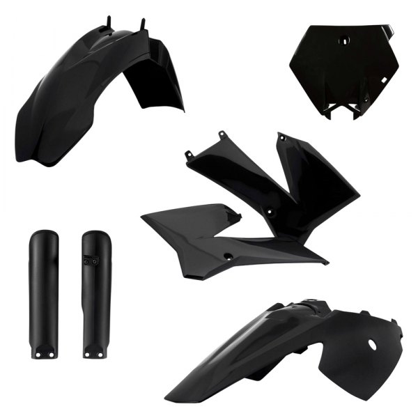 Acerbis® - Full Black Plastic Kit