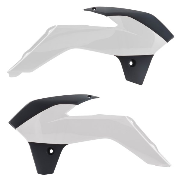 Acerbis® - Black/White Radiator Shrouds