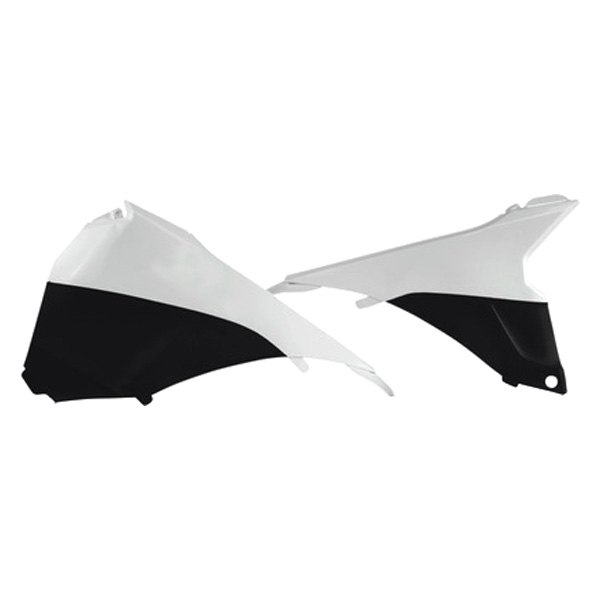 Acerbis® - Black/White Plastic Air Box Covers