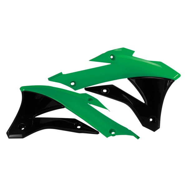 Acerbis® - Green/Black Radiator Shrouds