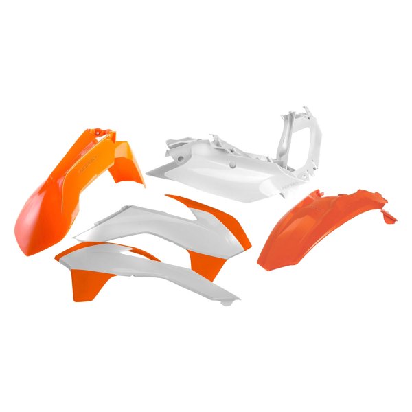 Acerbis® - Standard™ Orange/White (Original 15) Plastic Kit