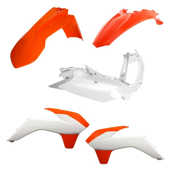 Acerbis® - Standard™ Orange/White (Original 16) Plastic Kit