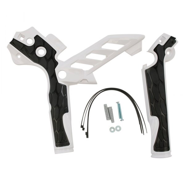 Acerbis® - X-Grip White/Black Frame Guards