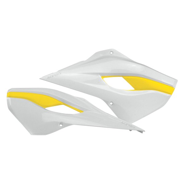 Acerbis® - White/Yellow Radiator Shrouds