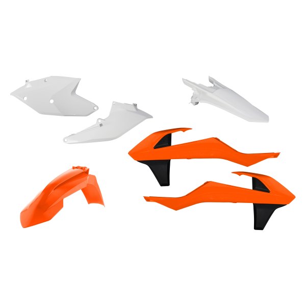 Acerbis® - Standard™ White/Orange/Black (Original 16) Plastic Kit