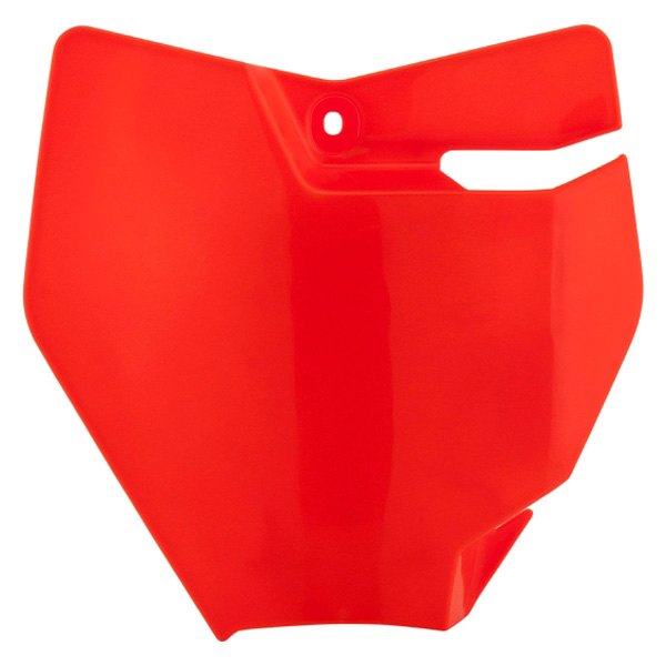 Acerbis® - Front Flo-Orange Plastic Number Plate