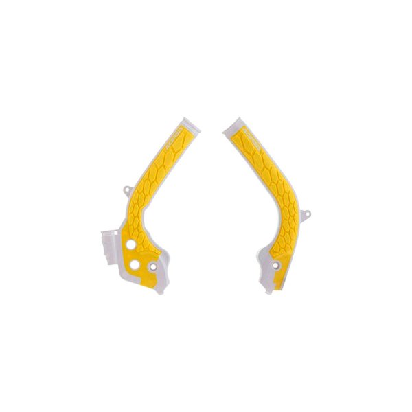 Acerbis® - X-Grip White/Yellow Frame Guards