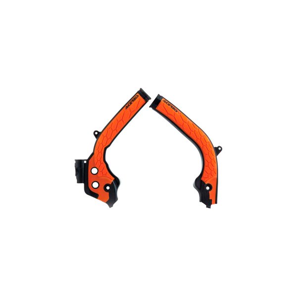 Acerbis® - X-Grip Black/Orange Frame Guards