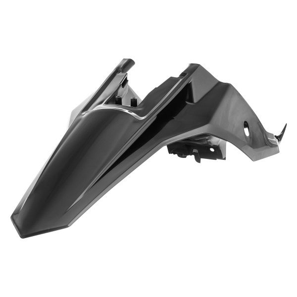 Acerbis® - Rear Black Plastic Fender with Side Cowling