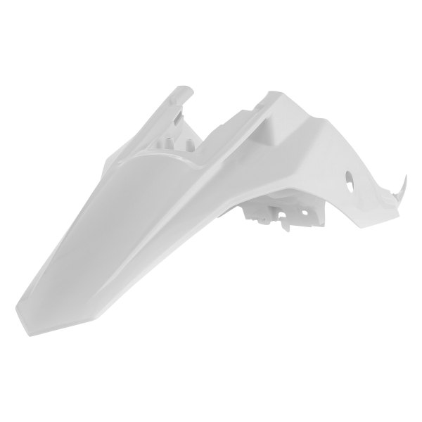 Acerbis® - Rear White Plastic Fender with Side Cowling