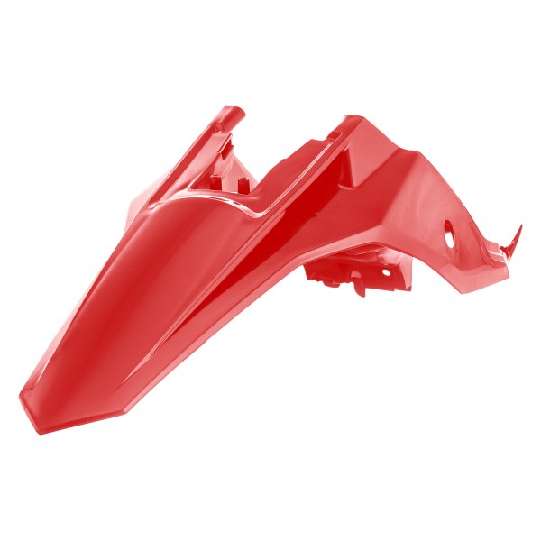 Acerbis® - Rear Red Plastic Fender with Side Cowling