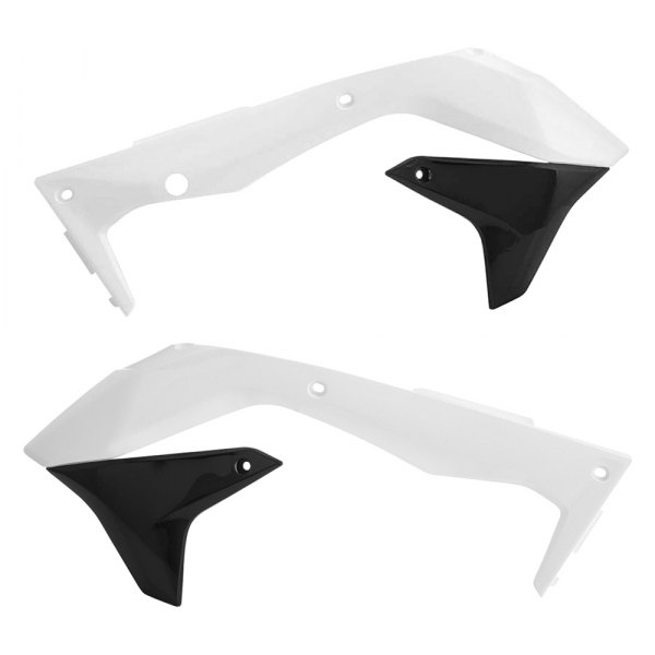 Acerbis® - White/Black Radiator Shrouds