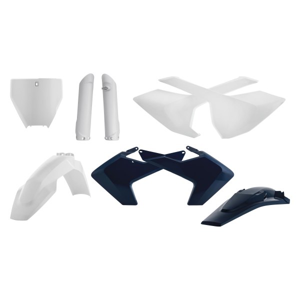 Acerbis® - Full White/Black (Original 16) Plastic Kit
