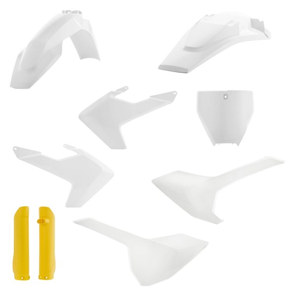 Acerbis® - Full White/Yellow (Original 18) Plastic Kit