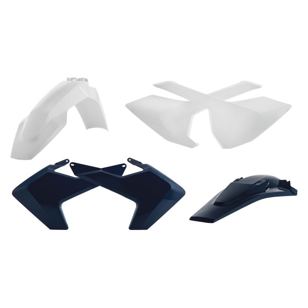 Acerbis® - Standard™ White/Blue (Original 16) Plastic Kit