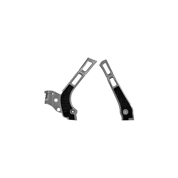 Acerbis® - X-Grip Silver/Black Frame Guards