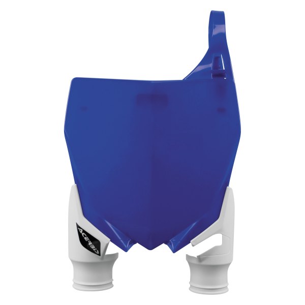 Acerbis® - Raptor Front Blue/White Absorbing Rubber Number Plate