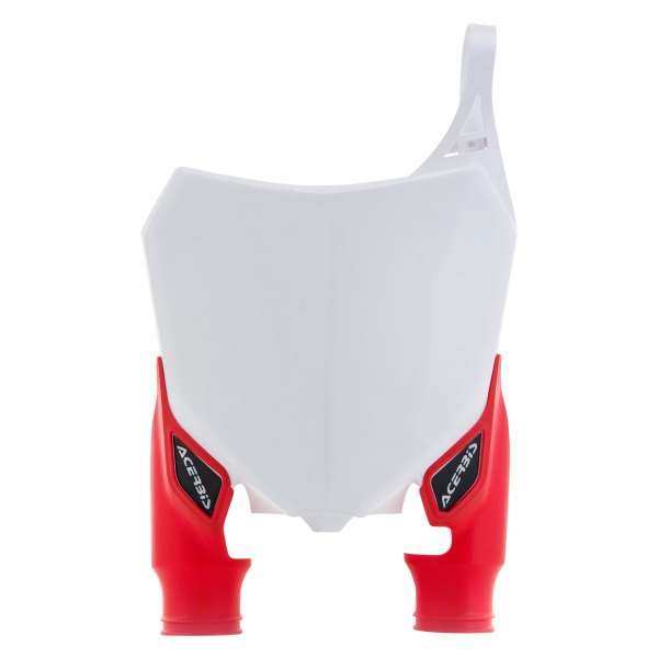 Acerbis® - Raptor Front White/Red Number Plate