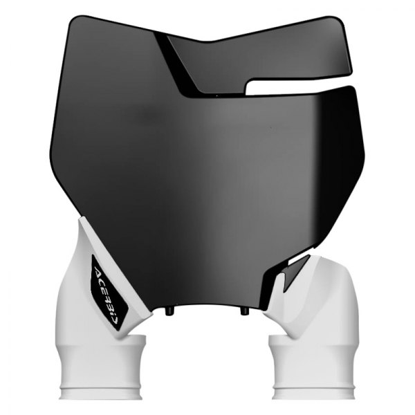 Acerbis® - Raptor Front Black/White Number Plate