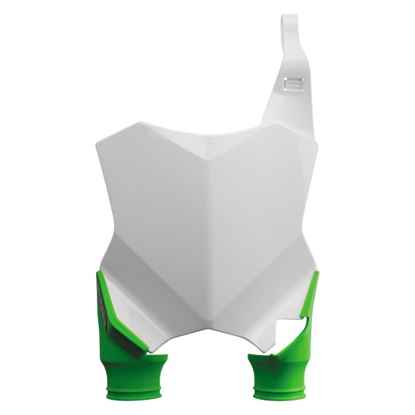 Acerbis® - Raptor Front White/Green Number Plate