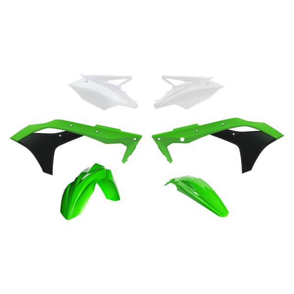 Acerbis® - Standard™ Green/White/Black (Original 17) Plastic Kit