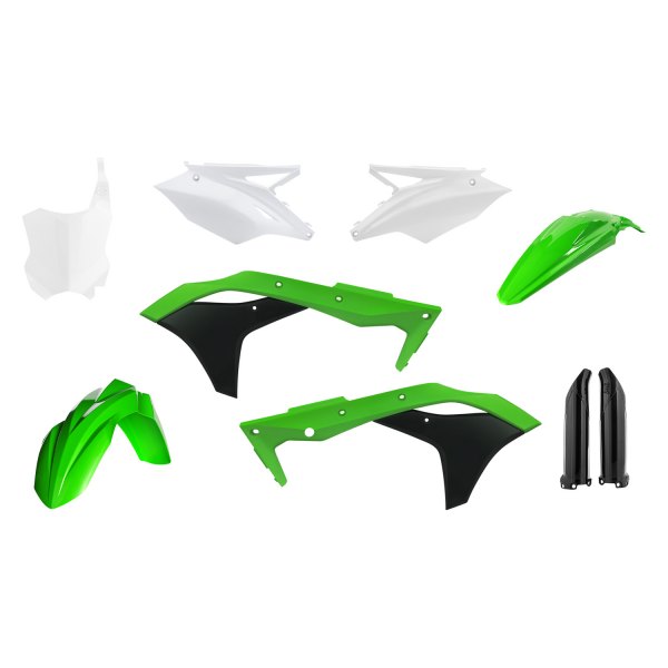Acerbis® - Full Green/White/Black (Original 17) Plastic Kit