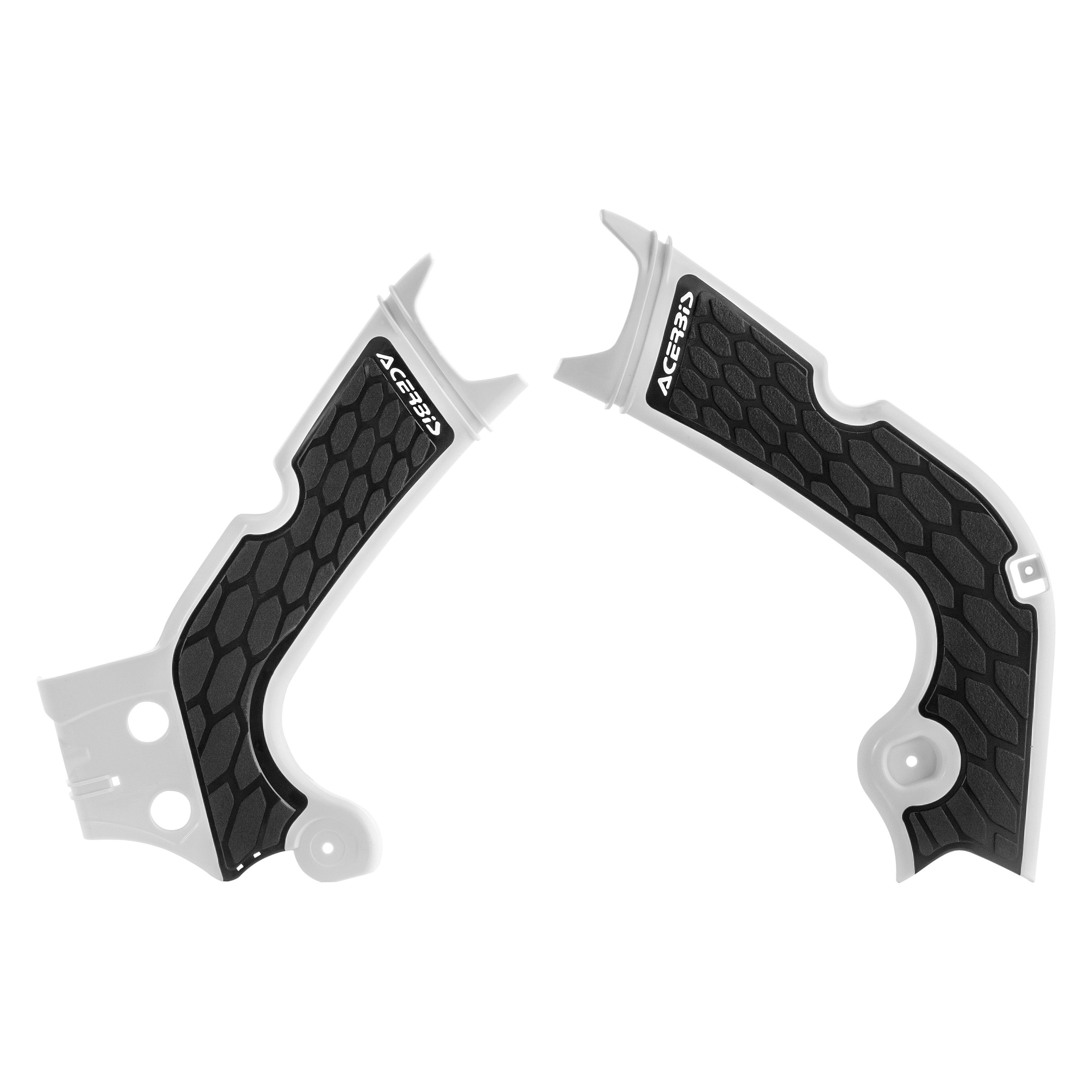 ACERBIS® 2630711035 - X-Grip White/Black Frame Guards 