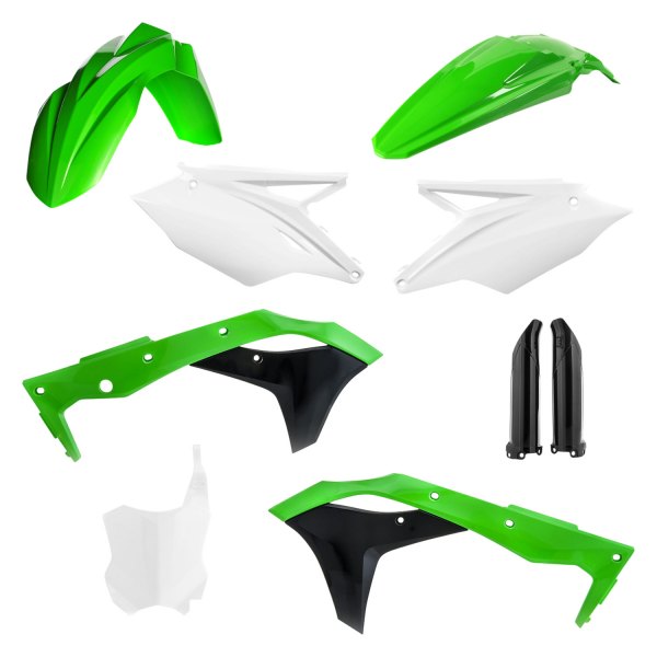 Acerbis® - Full Green/White/Black (Original 18) Plastic Kit