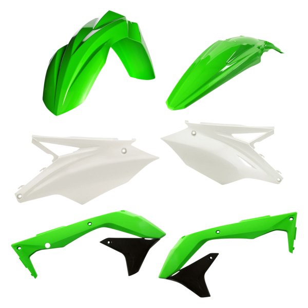 Acerbis® - Standard™ Green/White/Black (Original 18) Plastic Kit
