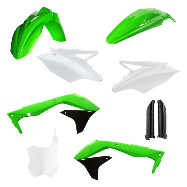 Acerbis® - Full Green/White/Black (Original 18) Plastic Kit