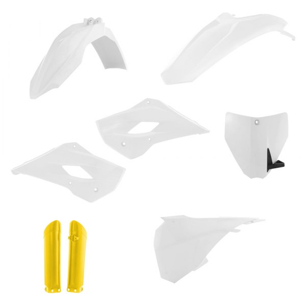 Acerbis® - Full White/Yellow (Original 14/15) Plastic Kit