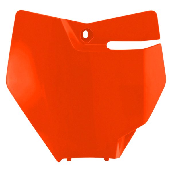 Acerbis® - Front Flo-Orange Plastic Number Plate