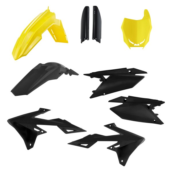 Acerbis® - Full Yellow/Black Plastic Kit